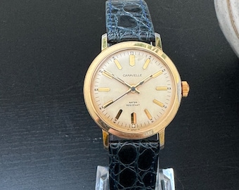 Reloj de pulsera Vintage Caravelle para hombre