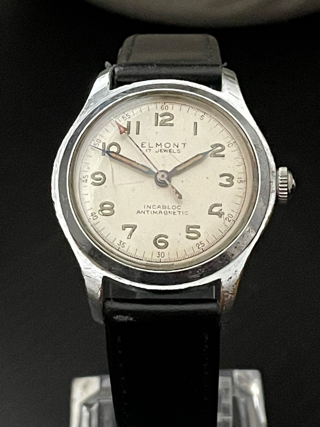 Vintage Elmont 17 Jewel Winding Watch Etsy