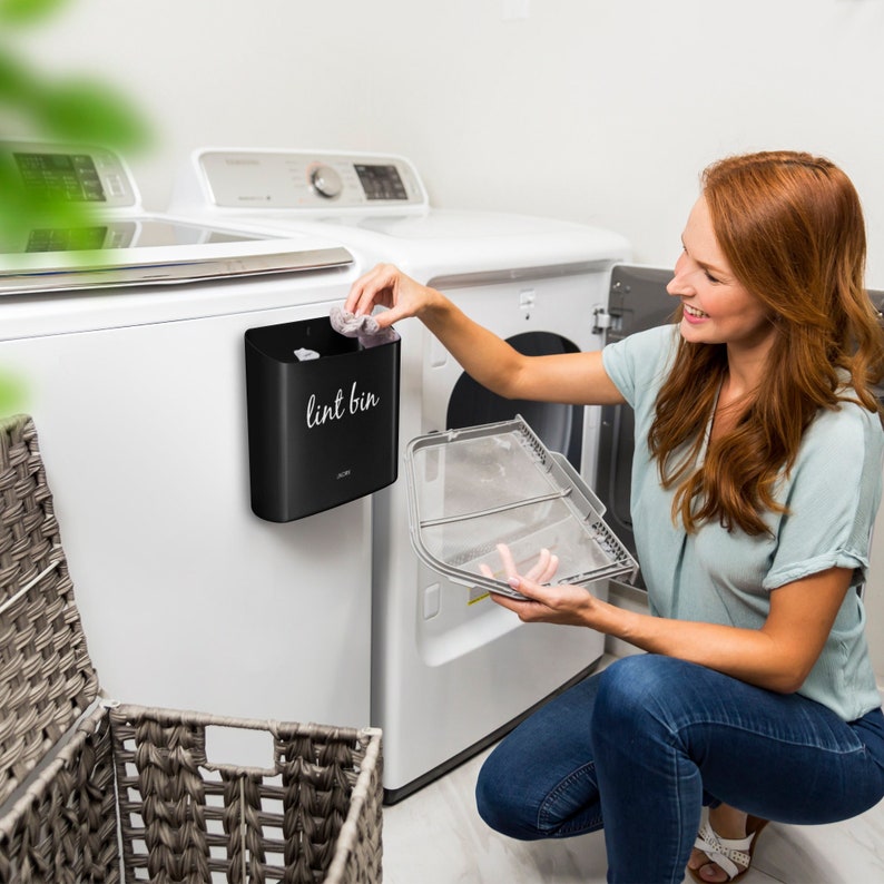 Lint Bin for Laundry Room Organization and Storage Etsy