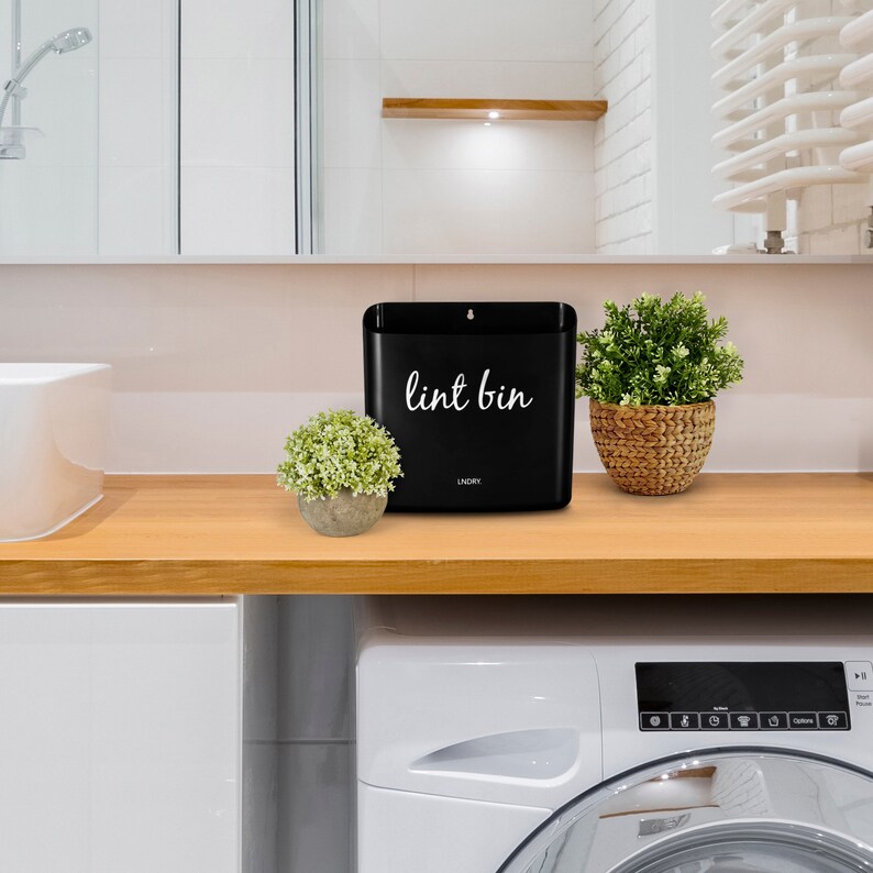 Lint Bin for Laundry Room Organization and Storage Etsy