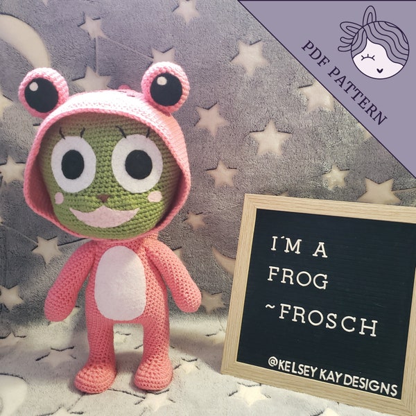 Fairy Tail Cat Frosch Crochet Pattern