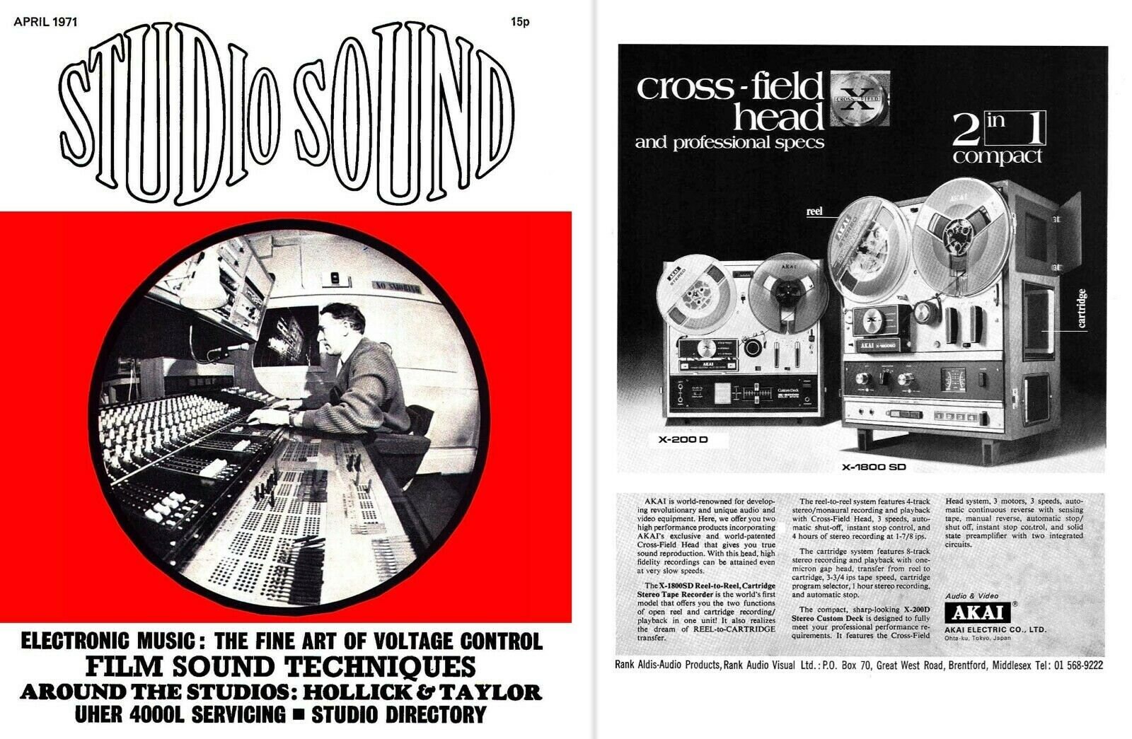 Tape Recording Magazines From the 1950s, 60s and 70s 