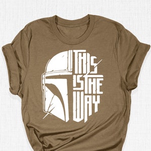 This Is The Way Shirt, Mandalorian This Is The Way Shirt, Star Wars Disney Shirt, Disney Shirt, Mandalorian Shirt, Star Wars Shirt