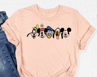 Disneyworld Shirts, Disney Friends Shirt, Mickey Ears Tee, Disney Trip Shirt, Disney Gift for Kids, Walt Disney Family Vacation Outfit