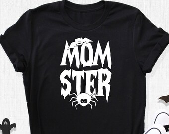 Momster Shirt, Halloween Shirt, Spooky Mama Shirt, Mom Shirt, Mama Shirt, Halloween Mom Shirt, Halloween Mama Shirt, Halloween Costume