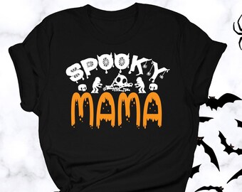 Spooky Mama Shirt, Halloween Mom Shirt, Mom Shirts, Mama Shirt, Spooky Shirt, Spooky Season, Halloween Tshirts, Halloween Shirts
