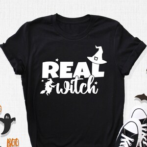 Real Witch Shirt, Witch Shirt, Witch Costume, Witch Outfit, Witchy Vibes Shirt, Halloween Shirt, Halloween Costume, Halloween Party Shirt