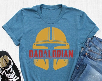 Dadalorian T-Shirts, Humor Father's Day Gift, Galaxy Edge Tee, Dadalorian Outfit, Best Dad Shirt, Husband Gift, Cute Star Wars Shirt for Dad