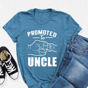 Promoted To Uncle Shirt, Uncle Shirt, New Uncle Shirt, Pregnancy Shirt, Uncle Reveal Shirt, New Baby News Shirt, Gift For Uncle