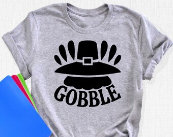 Gobble Shirt, Thanksgiving Shirt, Thanksgiving Gift, Cute Fall Shirt, Fall Shirt, Gobble Gobble Shirt, Gobble Wobble Shirt, Turkey Shirt