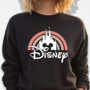Disney Castle Sweatshirt, Disney Retro Castle, Disney Sweatshirt, Disney Sweatshirts, Matching Sweatshirts, Disney Family Sweatshirts