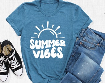 Summer Vibes Shirt, Summer Vacation Shirt, Hello Summer Shirt, Summer Shirt, Sunshine Shirt, Sunshine Gifts, Summer Gifts, Vacation Shirt