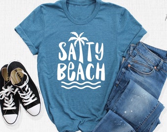 Salty Beach Shirt, Beach Shirt, Salty Vibes Shirt, Stay Salty Shirt, Beach Vibes Shirt. Beach Vacation Shirt, Beach Vacay Shirt, Summer Tee