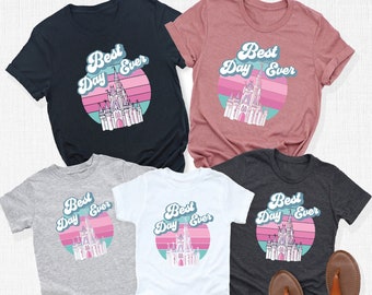 Best Day Ever Shirt, Disney Castle Shirt, Retro Castle Shirt, Disney Family Shirts, Disney Vacation Shirt, Disney Trip Shirt, Disneyland Tee