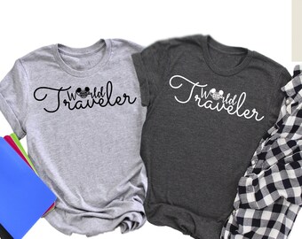 World Traveler Disney Shirt, Traveler Shirt, Disneyworld Shirt, Disneyland Trip Shirt, Funny Disney Shirt, Traveler Family Shirt,Disney Gift