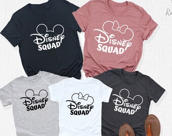 Disney Squad Shirt, Disney Minnie Mickey Shirt, Disneyland Shirt, Disney Family Shirts, Disney Group Shirts, Disney Vacation Shirts