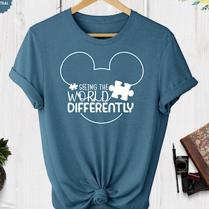 Autism Seeing The World Differently Shirt, Disney Autism Awareness Shirt, Disney Autism Month Shirt, Disney Autism Awareness Month Shirt