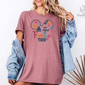 My First Family Trip, My First Disney, Trip, 2025 Family Trip, Disney Family Trip, Disney Family Shirts, Disneyworld Shirt, Disneyland Shirt