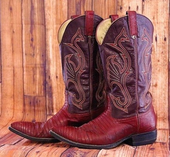 Herradero Gold Cuadra Mens Lizard 8D 