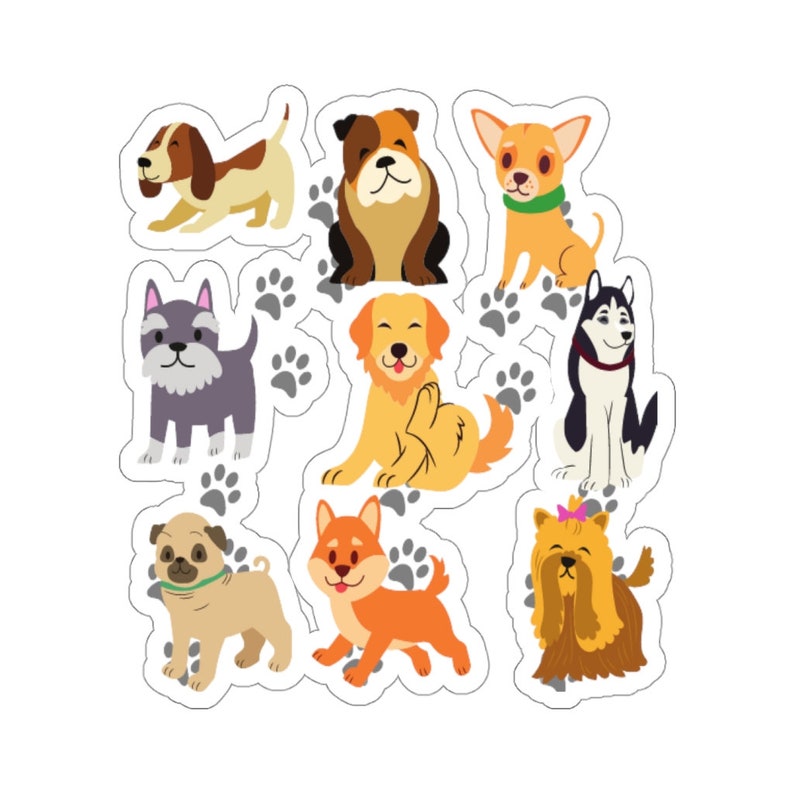 Dog Shigure Kiss-Cut Stickers