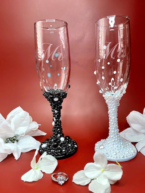 Pearl hot sale champagne flutes
