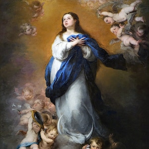 Immaculata Conception - Bartolomé Esteban Murillo Giclee Print (Unframed)