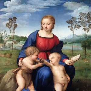 Madonna of the Goldfinch - Raffaello Sanzio da Urbino (Raphael) Giclee Print (Unframed)