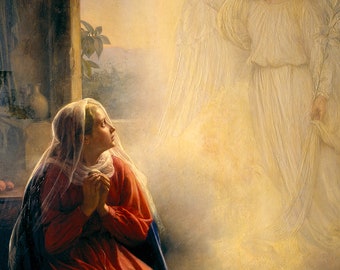 The Annunciation – Carl Heinrich Bloch Giclee Print (Unframed)