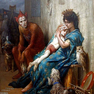 Les Saltimbanques - Gustave Dore Giclee Print (Unframed)