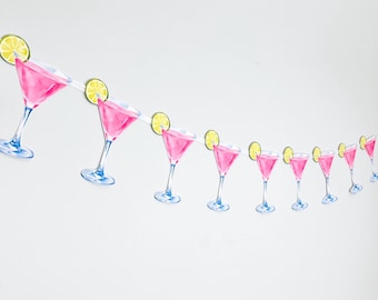 Cosmopolitan Drinks Party Garland