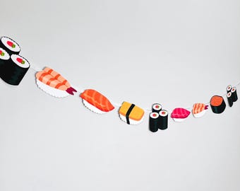 Sushi Paper Garland