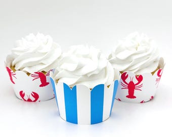 Coastal Lobster Wrappers set of 12