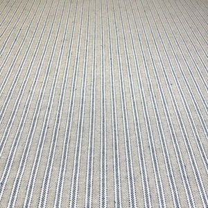 Harvard Ticking Blue Stripe | Fabric Sold By The Metre