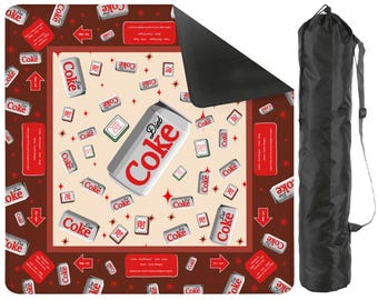 Diet Coke Mahjong Matte - 31,5 in x 31,5 - Charleston Anleitung