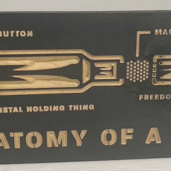 Anatomy of a pew wood carved sign 5x10