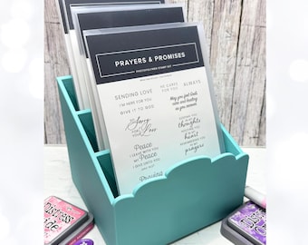 SCALLOPED CRAFTY CADDY Organizer 3D Printed