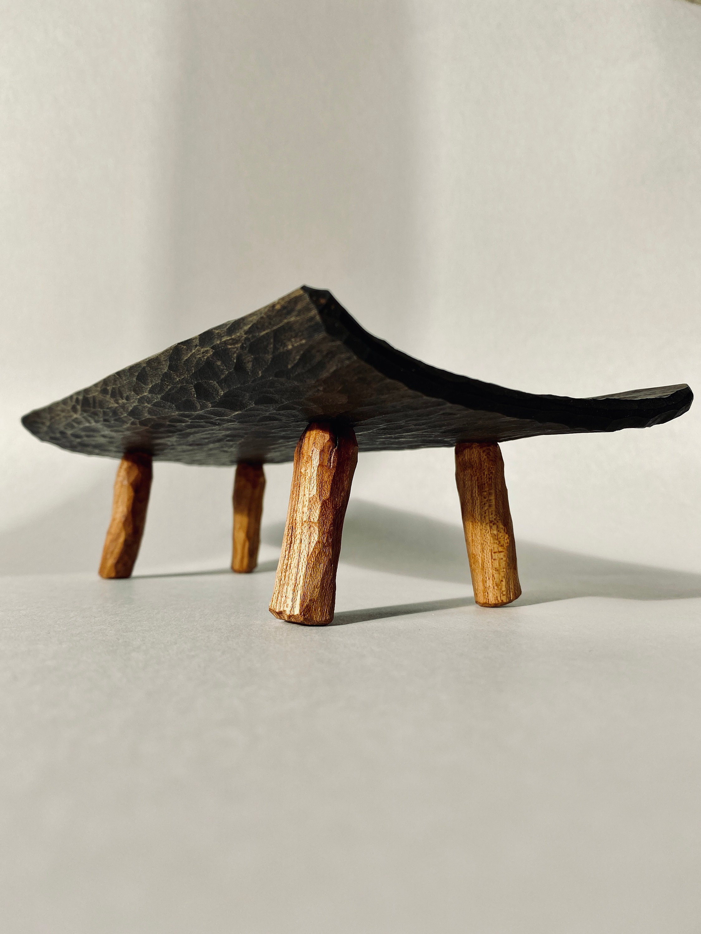 Petit Autel Rustique Petit Cadeau de Yoga Table en Bois Sculpté Pour Cérémonie Du Thé Vaisselle Japo