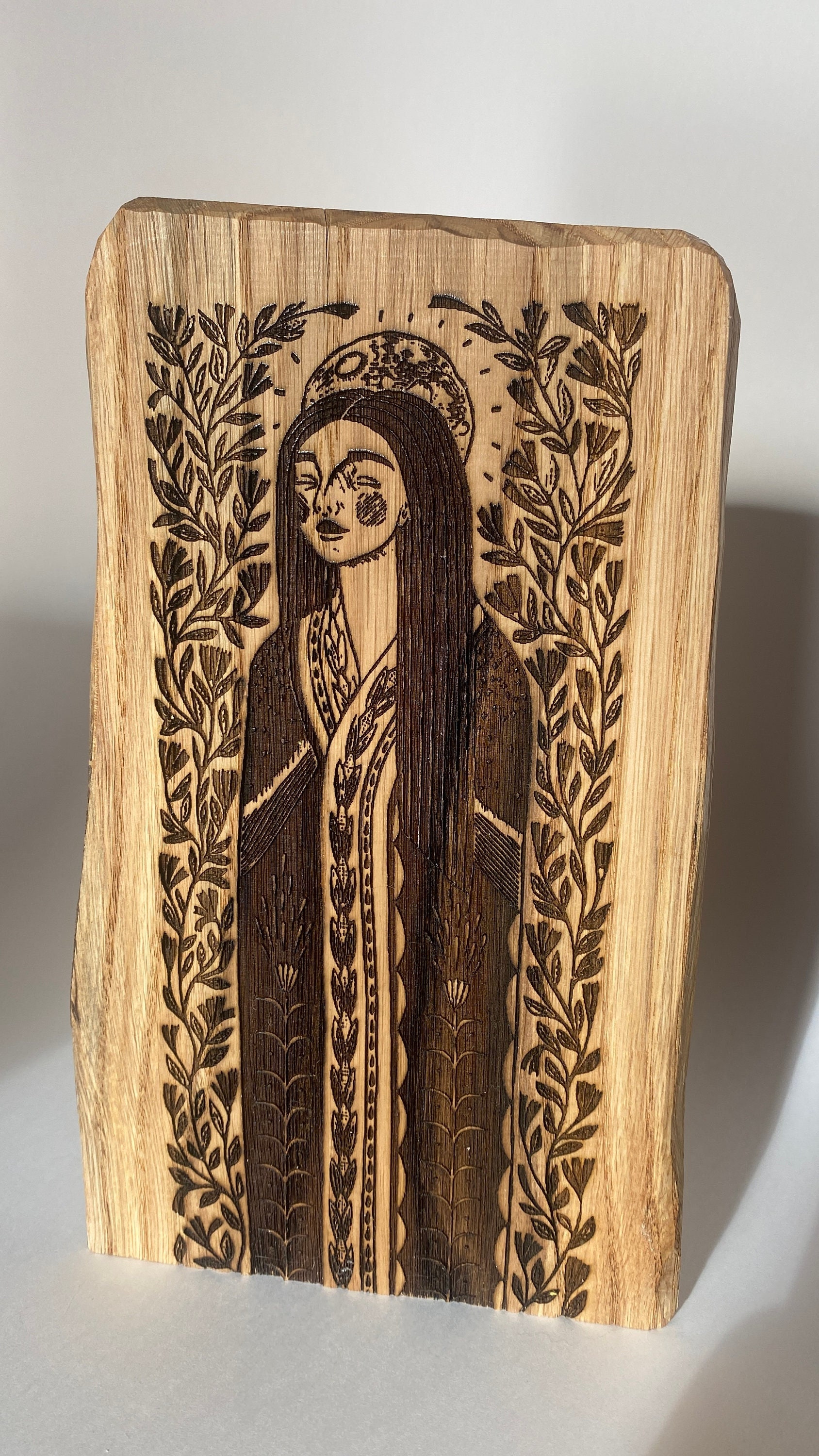 Esprit d'autel de Statuette, Statue d'autel, Figurine en Bois, Fille La Forêt, Dieu Poupée Primitive