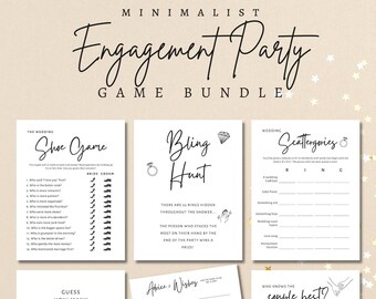 engagement party games etsy
