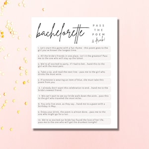 Bachelorette Party Game,Printable Bachelorette Party Game,Bachelorette Drinking Game,Fun Bach Party Games,Bach Weekend Games,Bach Activity