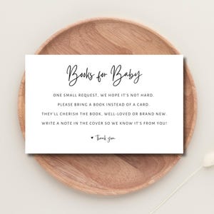 Druckbare Bücher für Baby-Einladung, Baby-Dusche-Buch Anfrage, Buch statt Karte Idee, Babys erste Bibliothek, Baby-Bücher-Schild