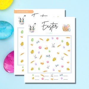 Kids Easter Games,Easter I Spy, Kids Easter Activity,Kids Spring Game,Easter Sunday Activity,Easter Printables