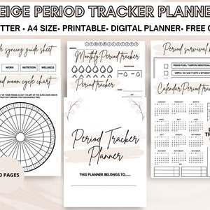 Period Calendar, Menstrual Tracker, Period Cycle Length