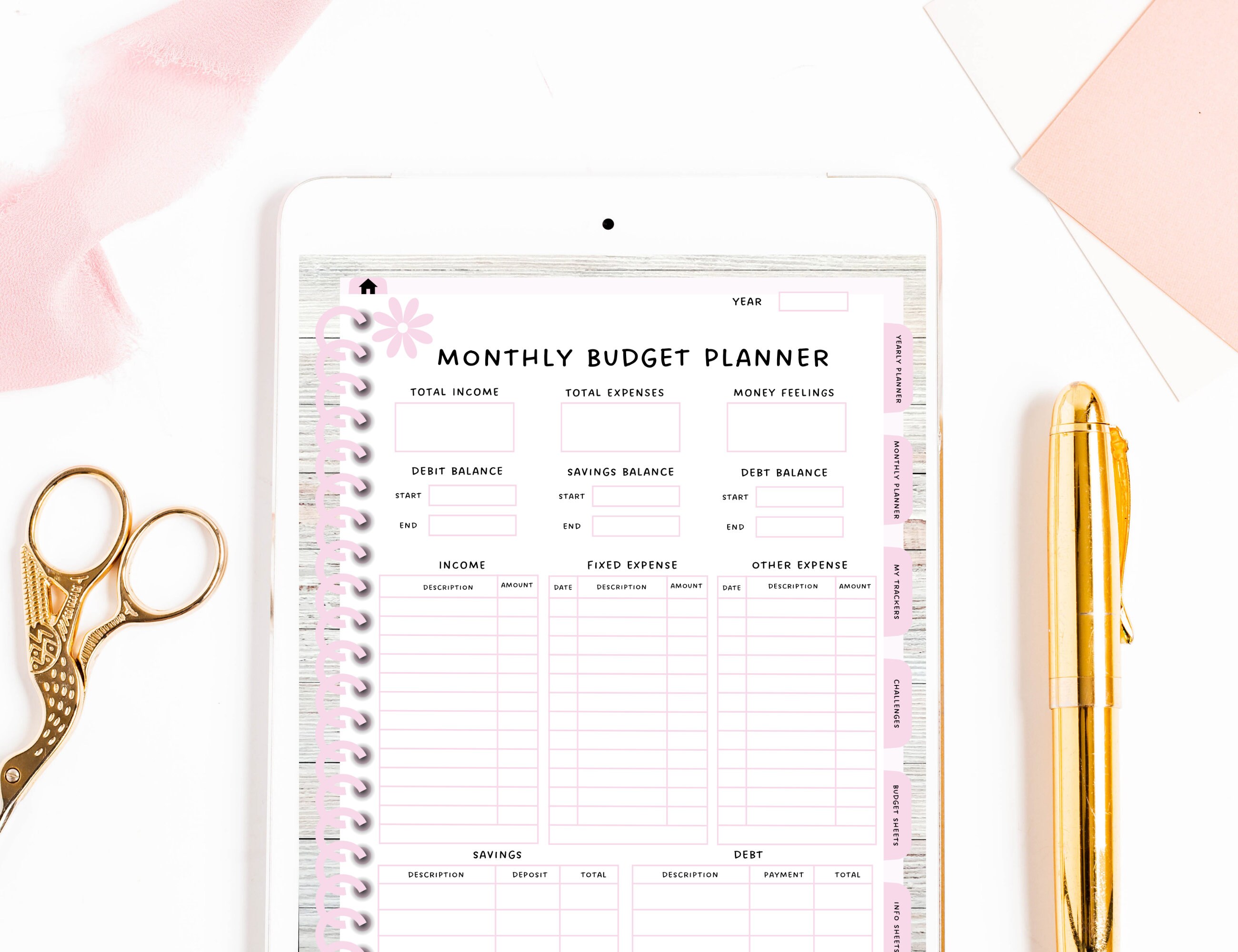 PLR Budget Canva Planner Template PLR Planner Template - Etsy