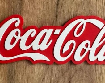 Coca Cola 3D Printed Sign - Etsy