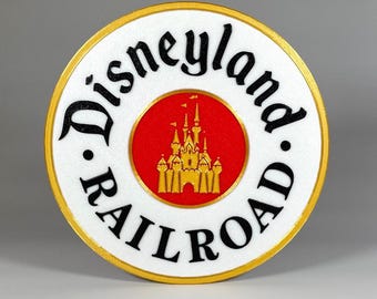 Disneyland Railroad 40周年記念プレート　シリアルナンバー Disneyland Railroad Magnet - Etsy