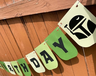 Little green guy inspired banner