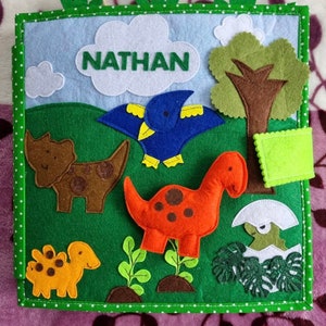 Busy book for toddler , quiet book , Montessori activities, Personalized busy book , handmade book , preschool activity bookFelt
