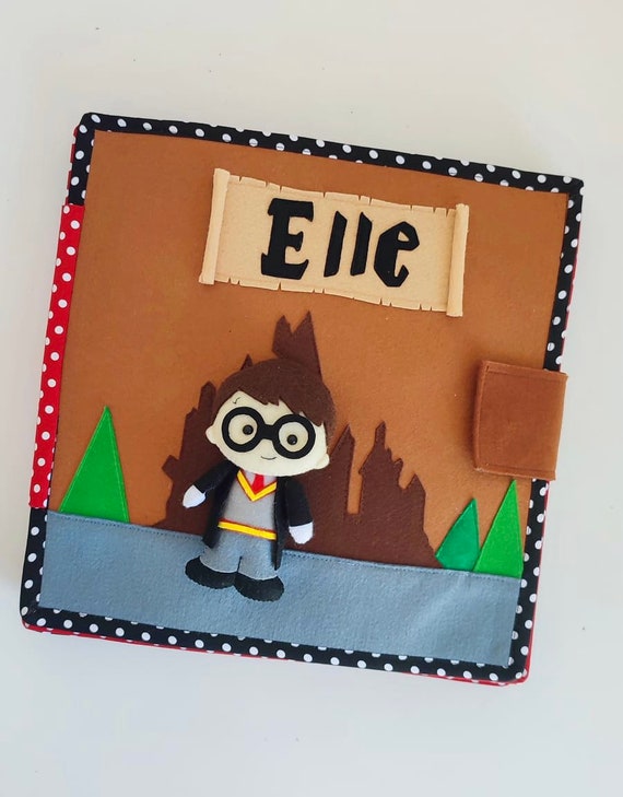 Wizard theme felt activity book, toddler busy book, kids busy book , wizard activity book, wizard book