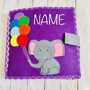Busy book for toddler , quiet book , Montessori activities, Personalized busy book , handmade book , preschool activity book